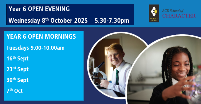 Year 6 Open Days JPEG Advert